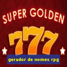 gerador de nomes rpg